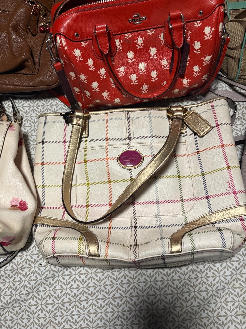 Bundle of 6 coach bags - Picture 4 of 7
